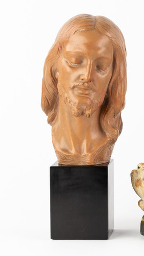 Antique terracotta bust - antique,
