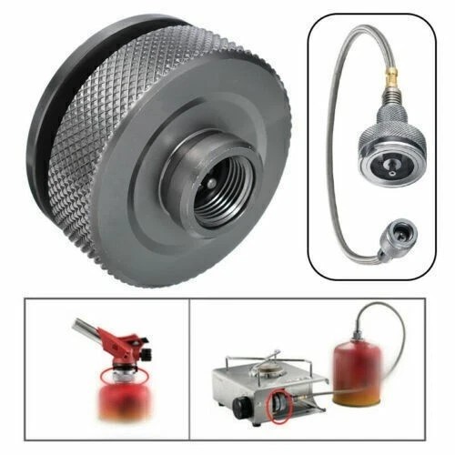 Portable gas bottle - bottle, adapter