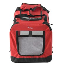 2NDS Fabric Soft Pet Carrier House Dog Cat Red 4734