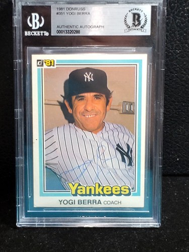 1981 donruss 351 yogi - 1981, #351