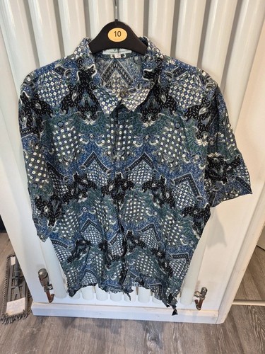 Men blue green - &, floral