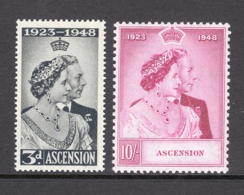 Kgvi 1948 ascension silver - kgvi,