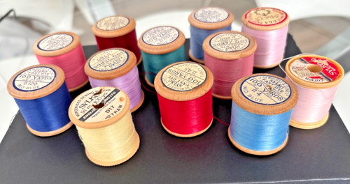 Vintage wooden cotton - vintage,