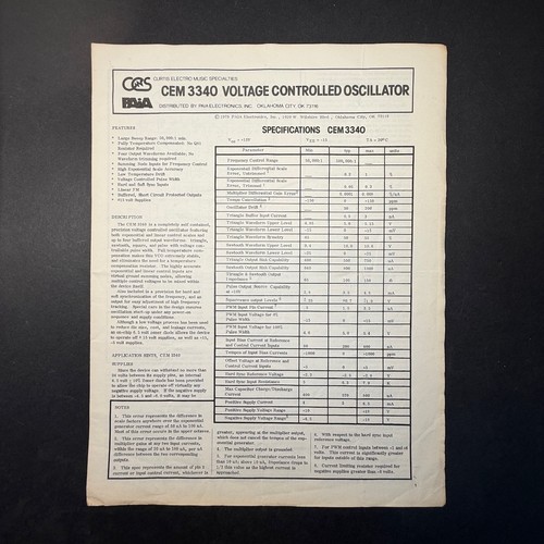 Vintage ces paia cem 3340 - vintage, ces/paia