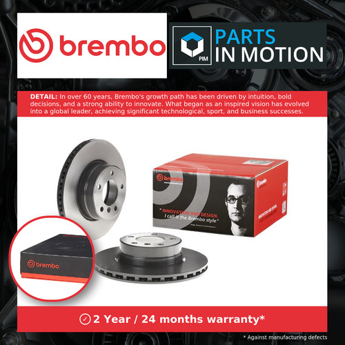 Brake discs pair vented - 2x,