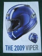 2009 VIPER ARAI HELMET BLUE