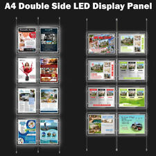 New 8x A4 LED Double Side Window Light Pocket Light Panel Estate Agent Display