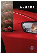 Nissan Almera 1998-99 UK Market Sales Brochure GTi SLX GX Equation 3dr 4dr 5dr