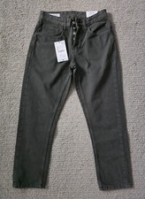 Zara Mens Slim Crop Grey Jeans