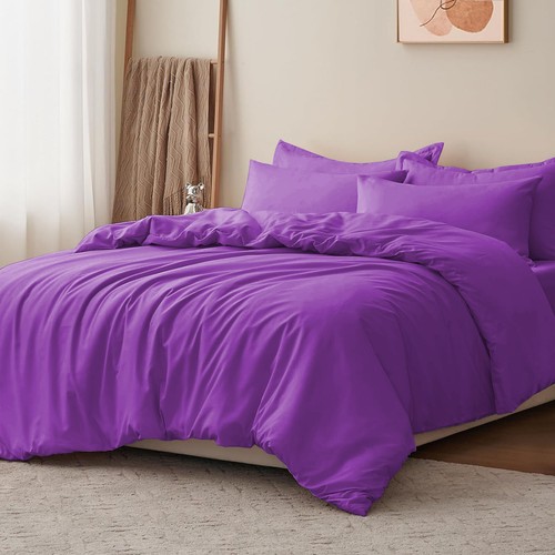 Plain dyed duvet cover - dyed, set