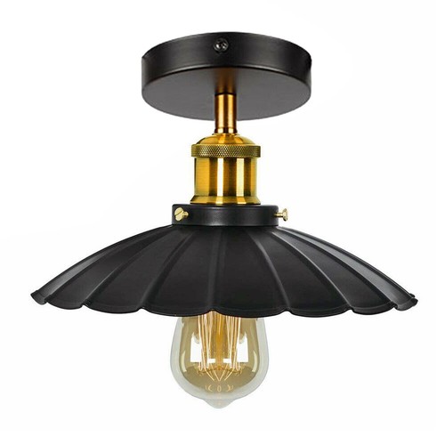 Retro umbrella black ceiling - umbrella,