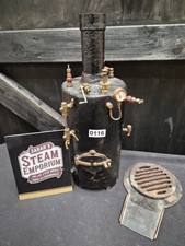 Large live steam boiler with - steam,