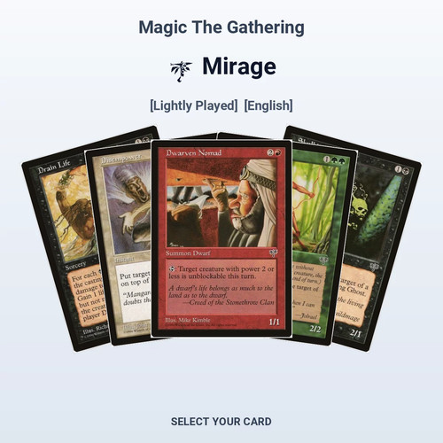 Magic the gathering - gathering, mirage