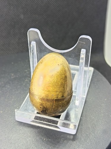 Vintage brass egg - brass, item