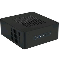 Goodisory TA80 Black Aluminium Desktop HTPC Mini-ITX Computer Chassis Support DC