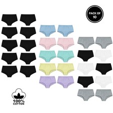 GIRLS 10 PACK HIPSTER SHORTS