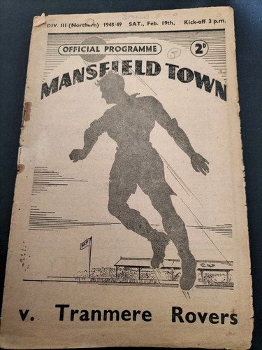 Rare mansfield town tranmere - town,