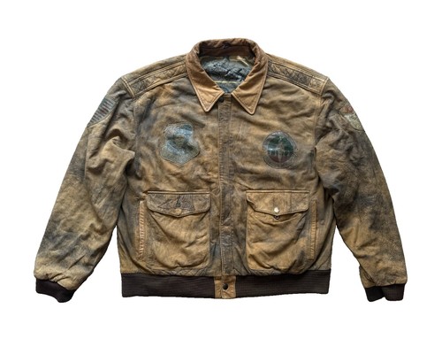 Vintage leather military - leather,