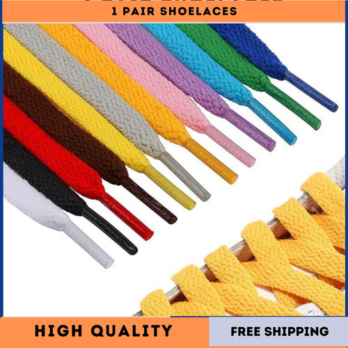 Flat shoe laces for trainers - shoe,