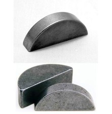 METRIC WOODRUFF KEYS SIZES 2mm