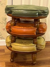 3 Vintage Mid Century Stacking