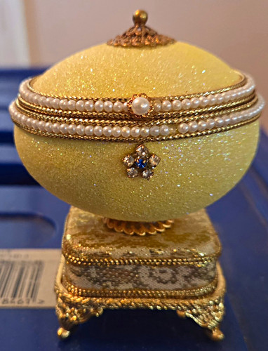 Gold glitter musical faberge - gold,