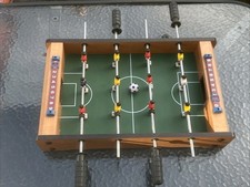 Wooden Mini Foosball Table Top Football Soccer Game Set Kids Family Desktop Toy