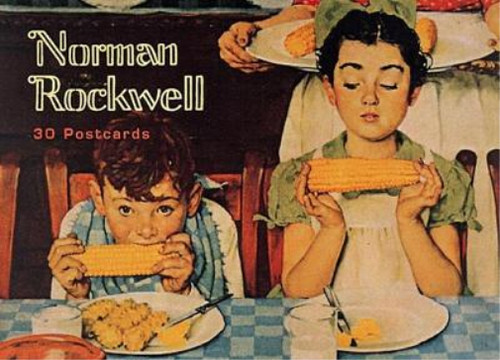 Norman rockwell postcard - norman, book