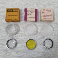 3x KODAK Lens 32mm UV Filter FVII, Nahlinse NI and NII  Bundle - B26