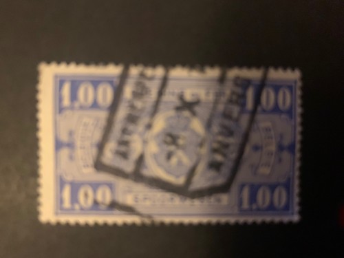 Railway stamp belgium early - stamp*, belgium,