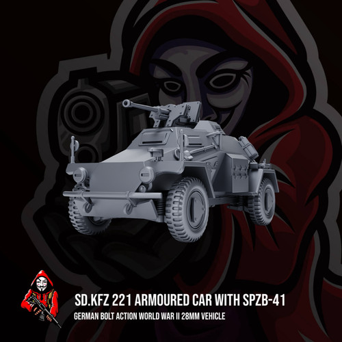 German kfz 221 armoured car - 221,