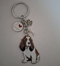 Springer Spaniel Dog Keyring