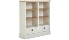 Winchester 2 Drawer Shelving Unit Cream Stylish Home Organization Solution