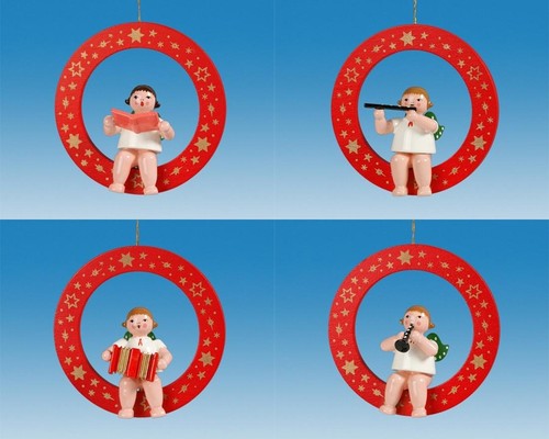 Tree trunk angel - in, ring