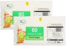 Press & Seal Food bags 2 x 60