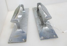 Vintage Brass Door Handles Pulls Shop Cinema Old Old Antique 12"H