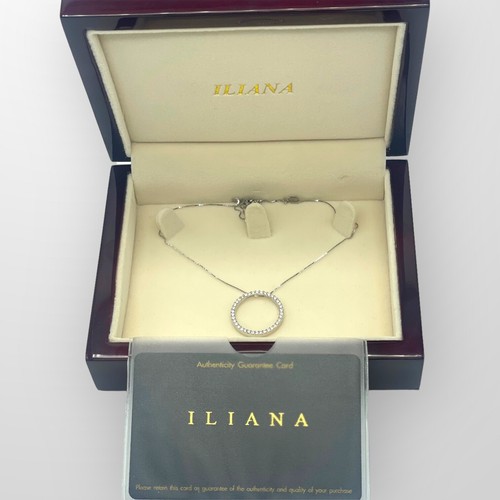 Gold necklace diamond 18carat - gold,