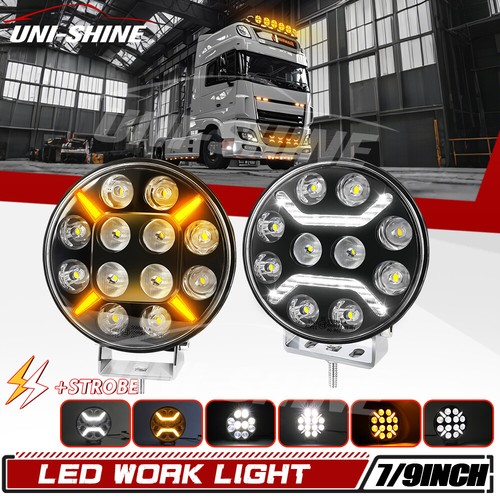 12v 24v led - 7"/9", spot