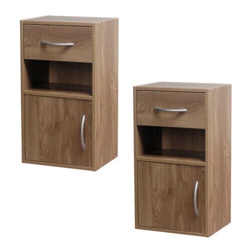 Oak wooden bedside cabinet - 2,