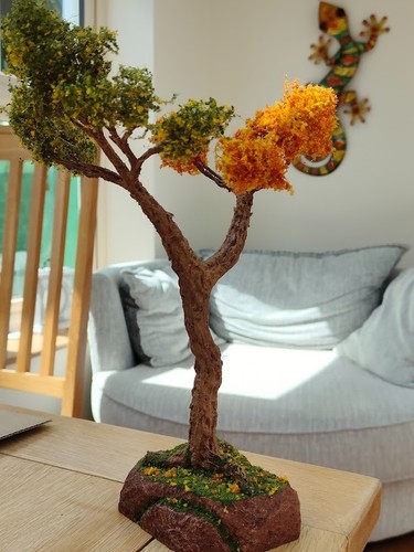 Miniature model tree 29cm - miniature,