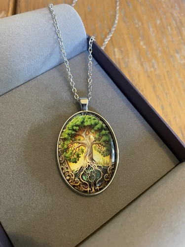 Tree life necklace bohemian - of,