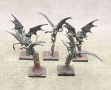 Kings of War Forces of the Abyss GARGOYLES x5 Well Painted Mantic Games 33594