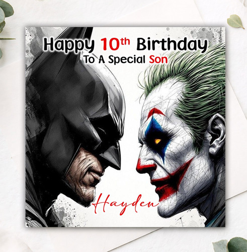 Batman joker personalised - batman,