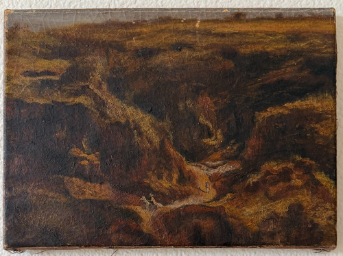 Antique original oil - antique,