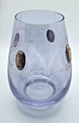 Vintage handmade lilac glass - lilac,