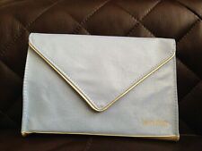 Decleor Light Blue & Gold Make-Up, Cosmetics, Toiletries Bag NEW