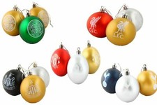 Football  XMAS Tree Baubles