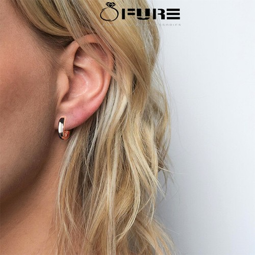 18k gold plated loop round - plated,