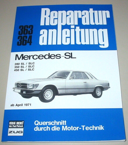Repair manual mercedes r107 - manual,