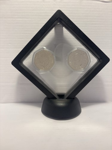 Custom 50p coin display